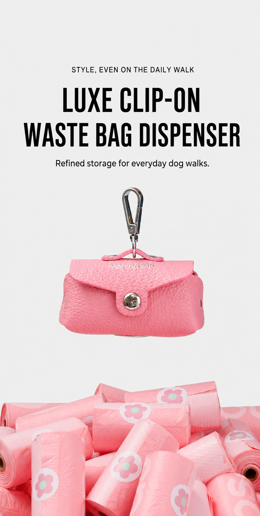 Mini Dog Waste Bag Dispenser Pouch