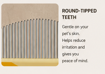 Mini Pet Grooming Comb for Cats & Dogs