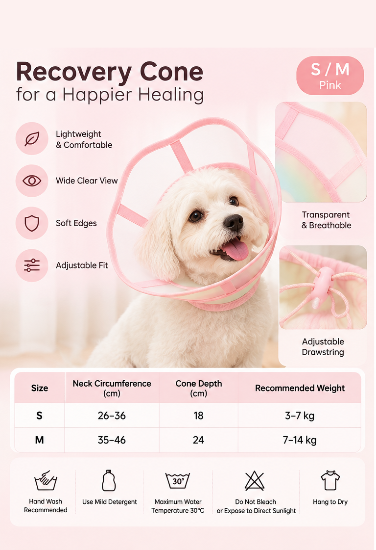 Soft Pet Recovery Collar