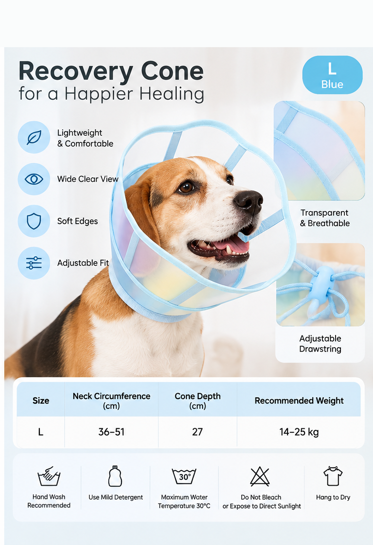 Soft Pet Recovery Collar