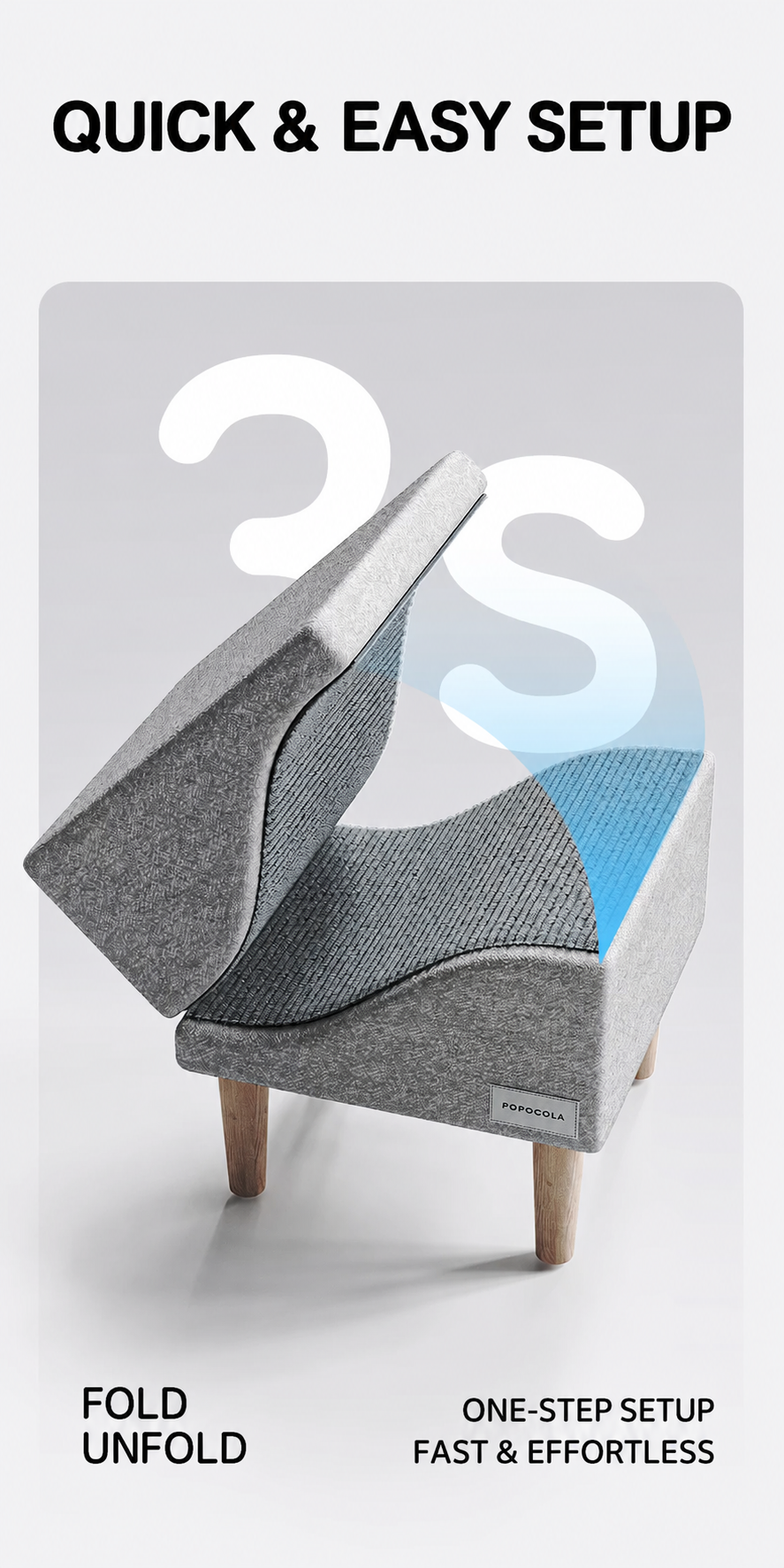 The Foldaway Pet Ramp Ottoman